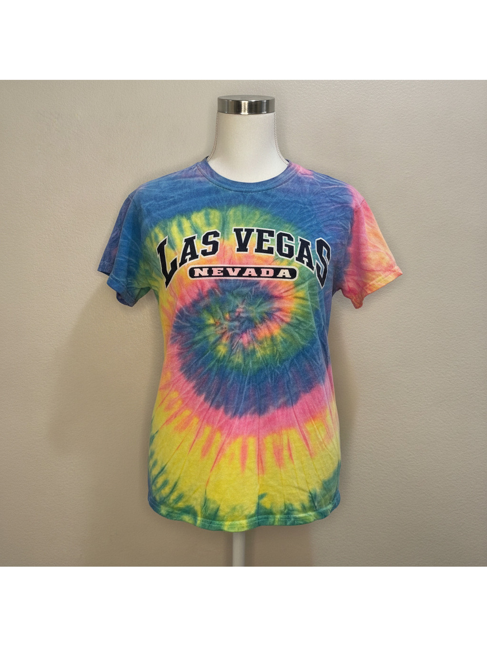 Colortone Tie-Dye Las Vegas Nevada T-Shirt, Size Small, 100% Cotton